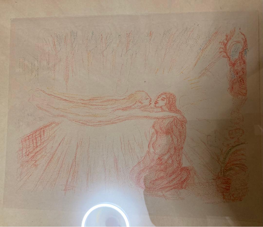 絵画　レトロ　アンティーク　詳細不明　20会員　アンソール　リトグラフ