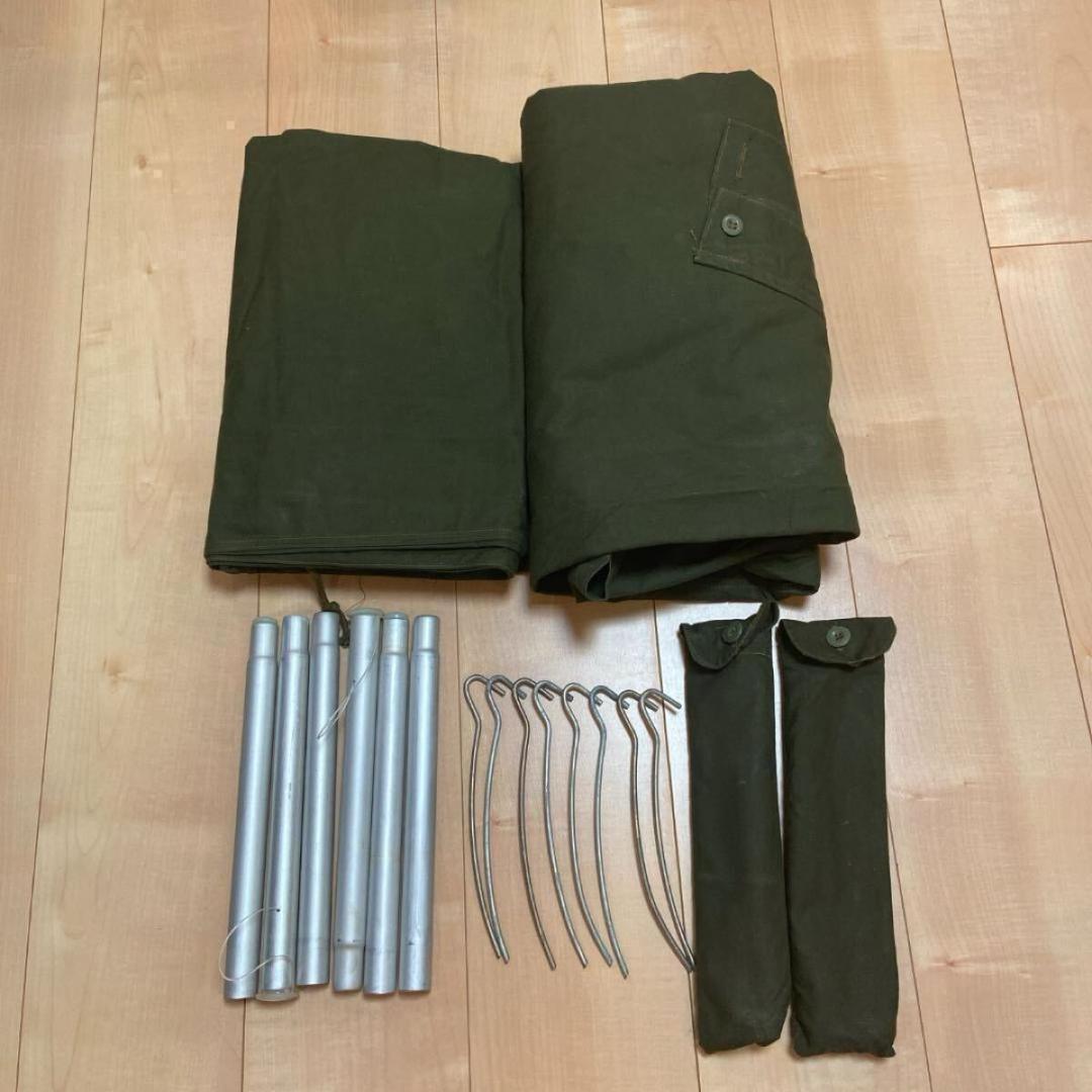 ポーランド軍 ポンチョ テント サイズ2 170-180 2001年ペア