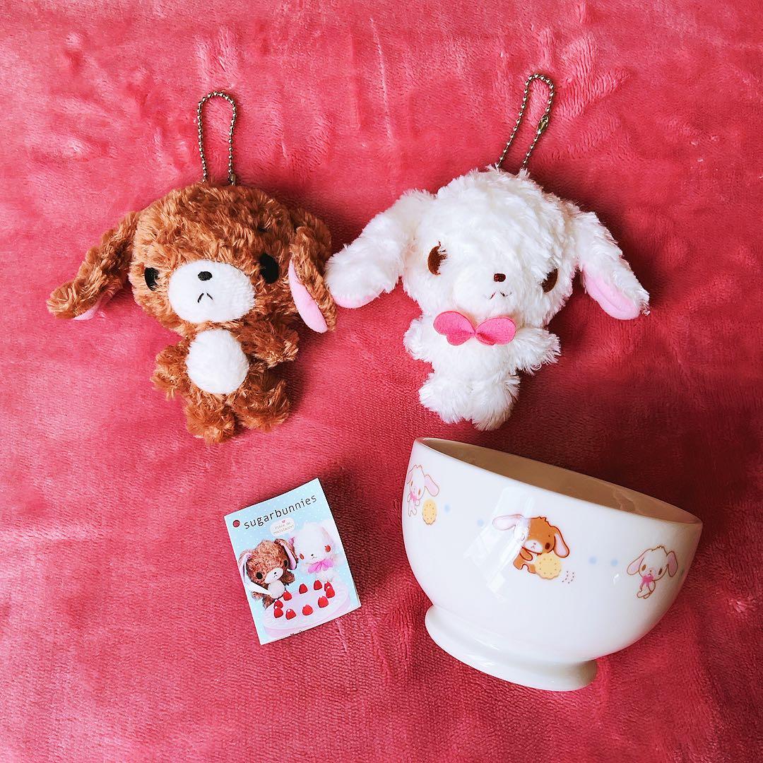 希少レア　シュガーバニーズ　マスコット　カフェボウル　ミニブック付き　2005