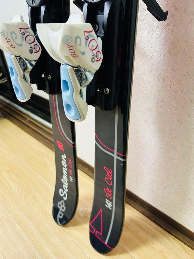 【専用】サロモン Le Ciel 141cm スキー板 ビンディング ストック