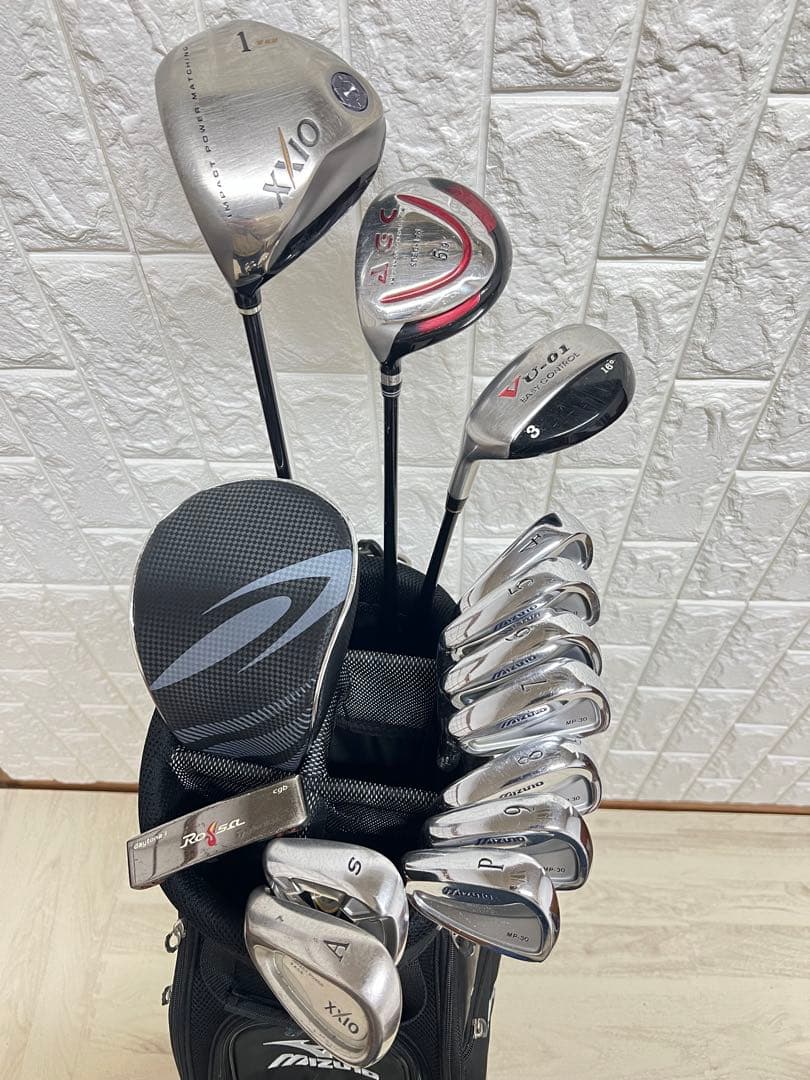 初心者おすすめ レフティー ゴルフクラブセット メンズ ミズノ バッグ付