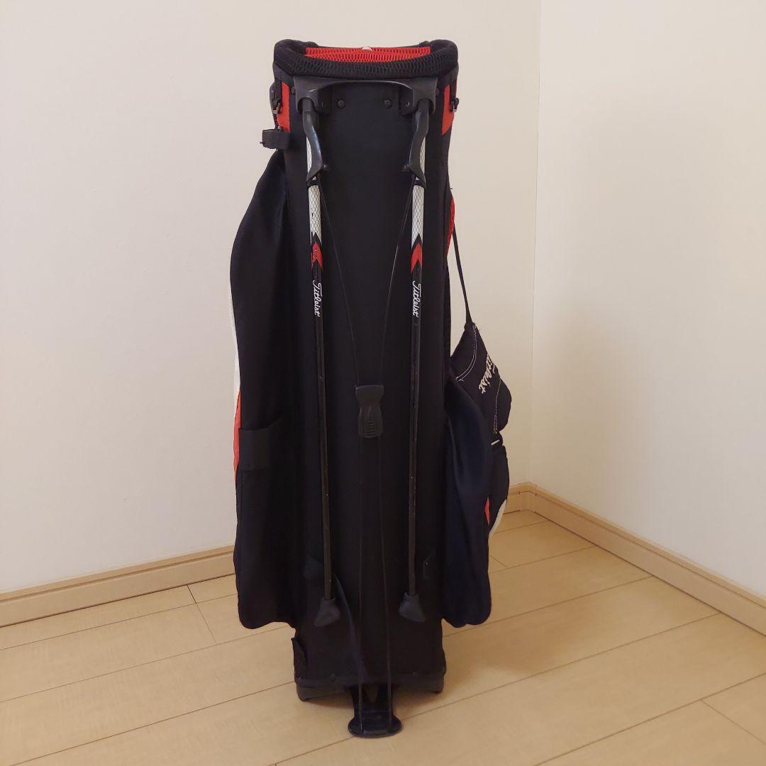 Titleist タイトリスト 軽量 キャディバック スタンド 白/黒/赤
