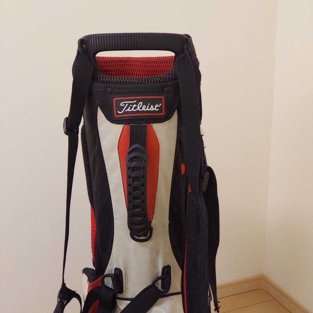 Titleist タイトリスト 軽量 キャディバック スタンド 白/黒/赤