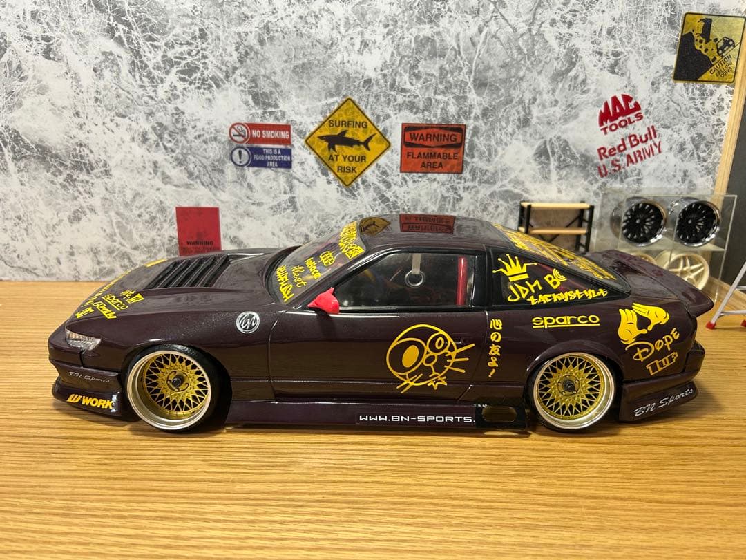 パンドラ180SX シルエイティ　ラジコンボディ