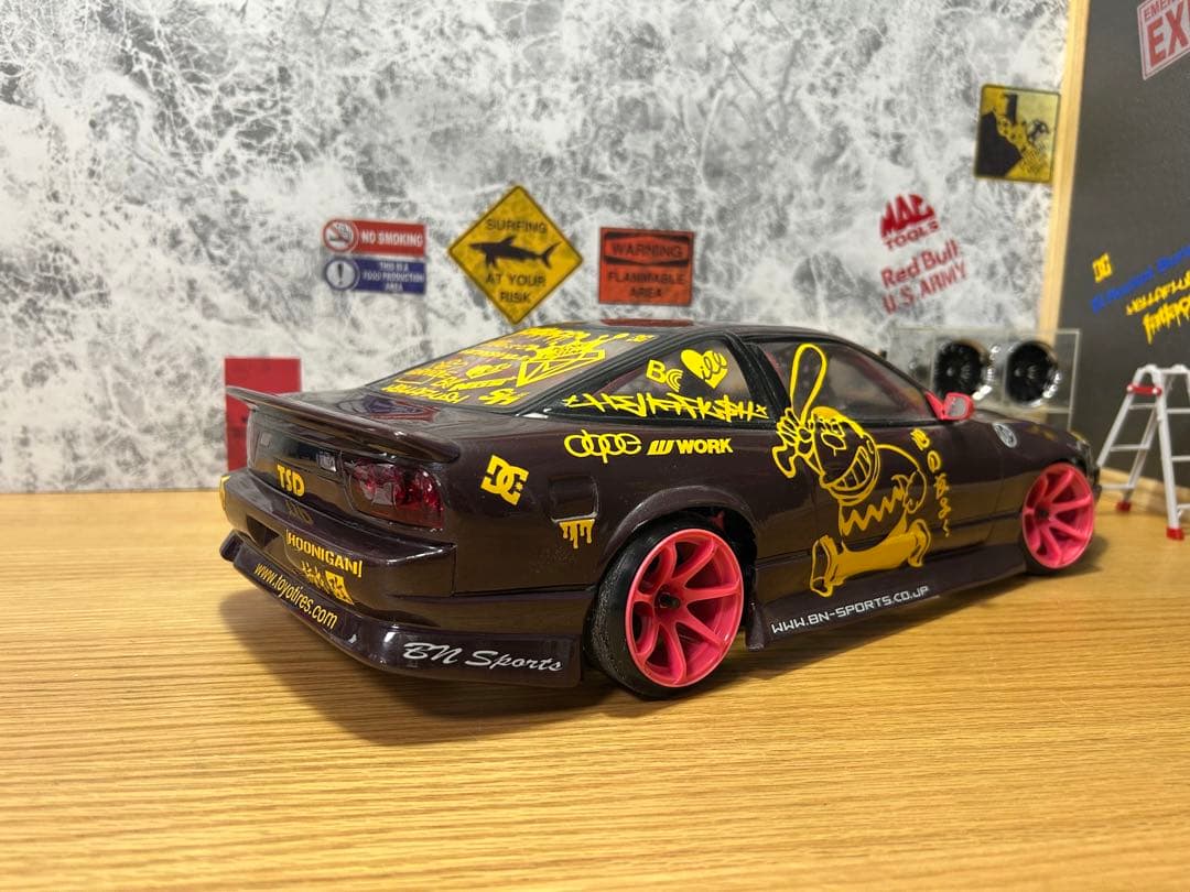 パンドラ180SX シルエイティ　ラジコンボディ