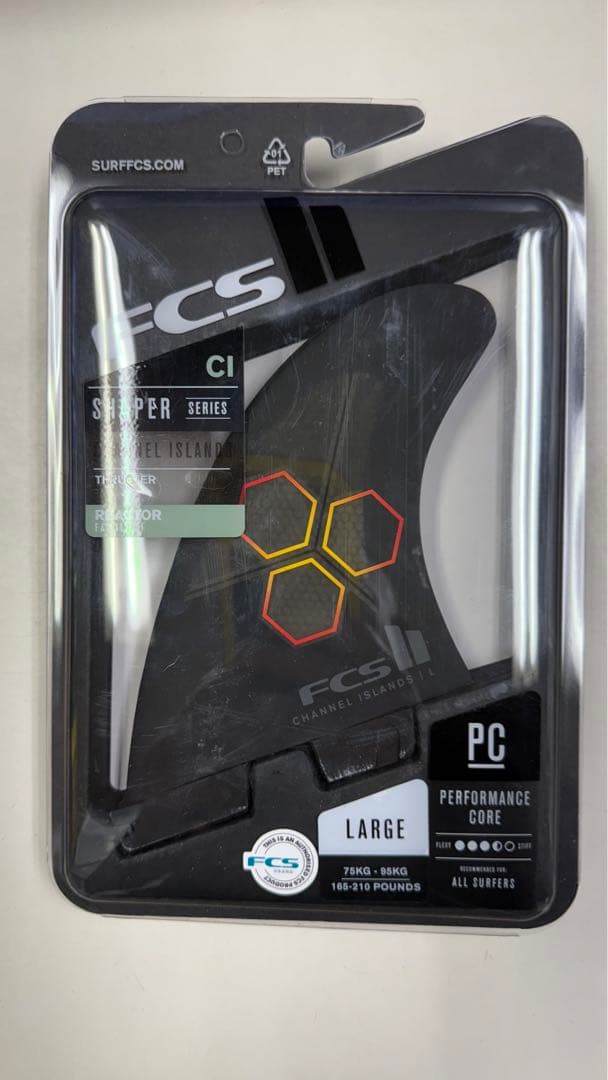 FCS2 FCS 2 エフシーエス アルメリック アップライト3フィン Lサイズ