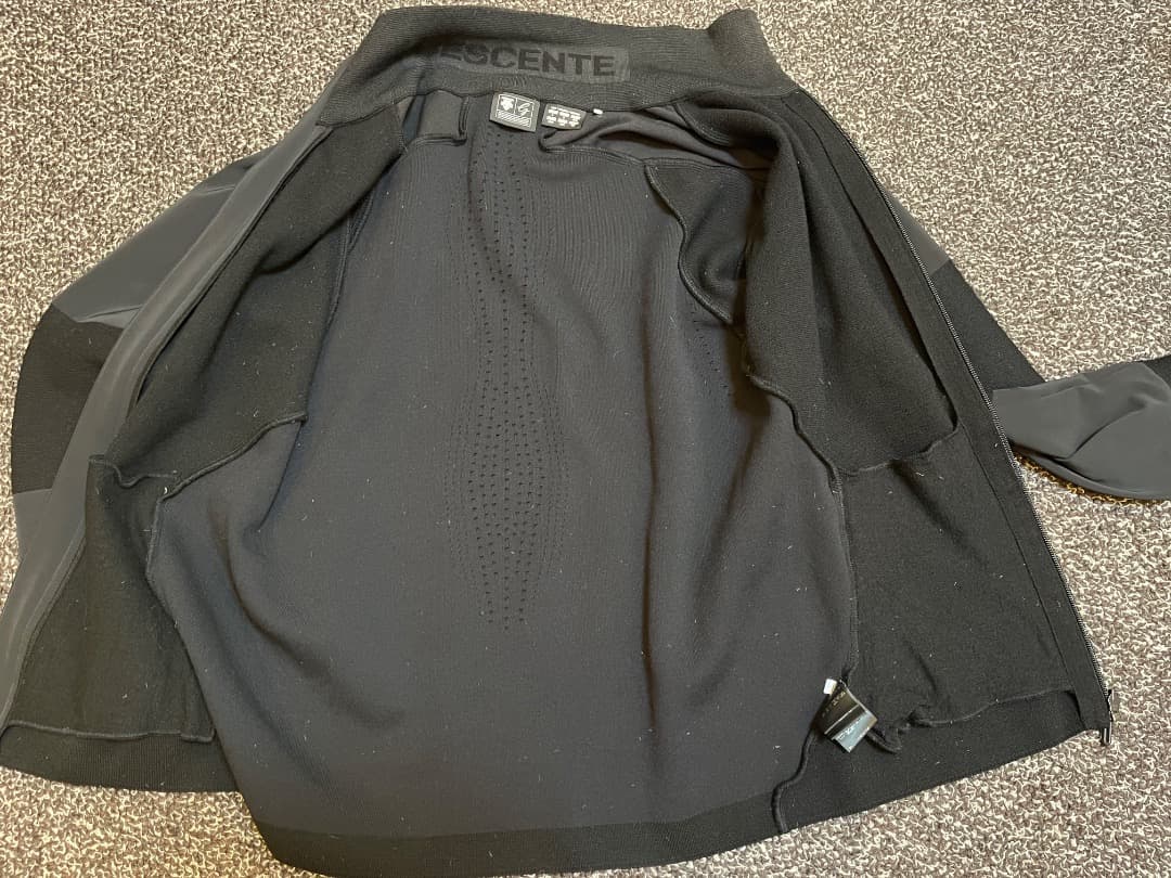 DESCENTE GOLF フルジップ　ニット　セーター