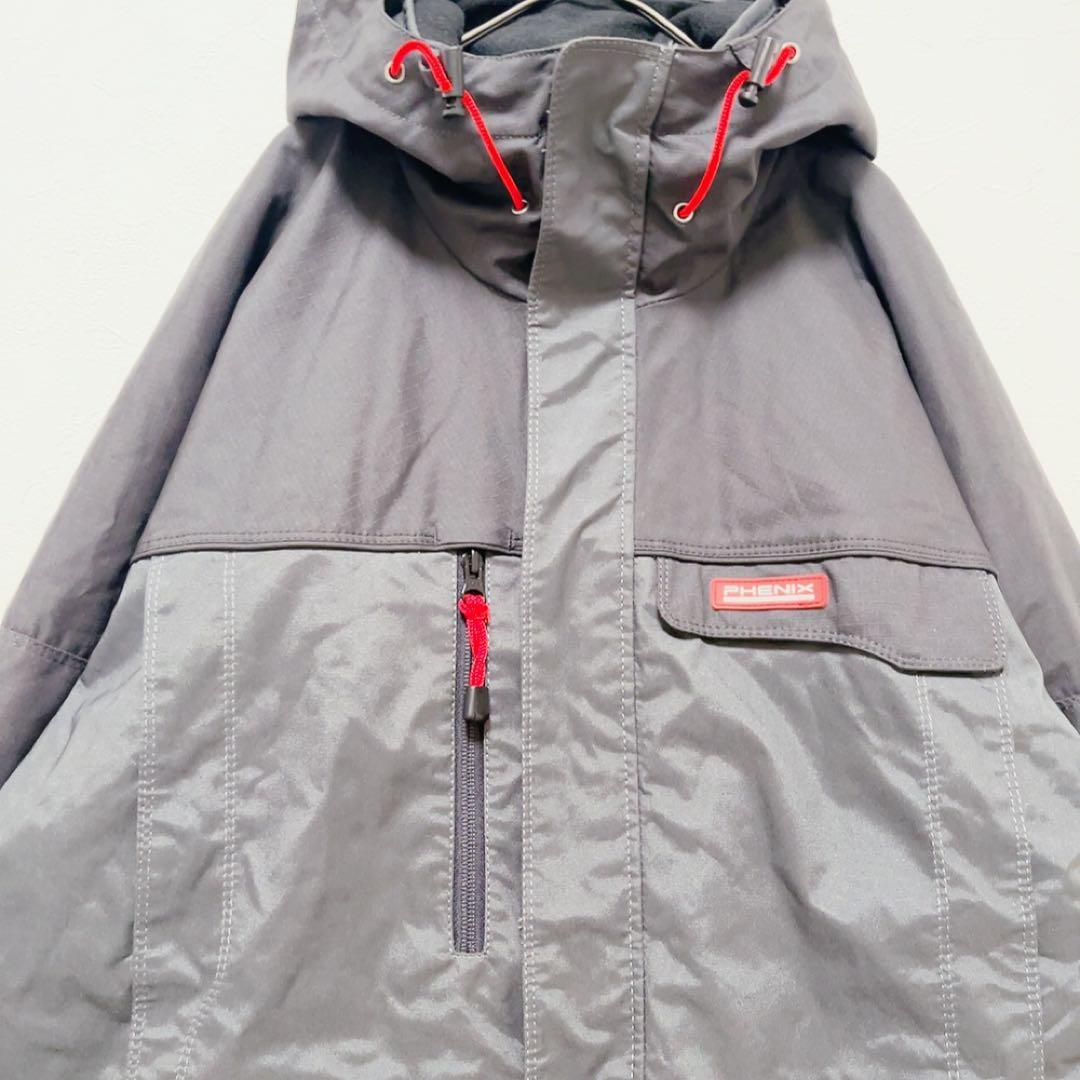 ⭐️美品⭐️ PHENIX スノーボードウェア ブラック/赤 スキーウェア 雪 L