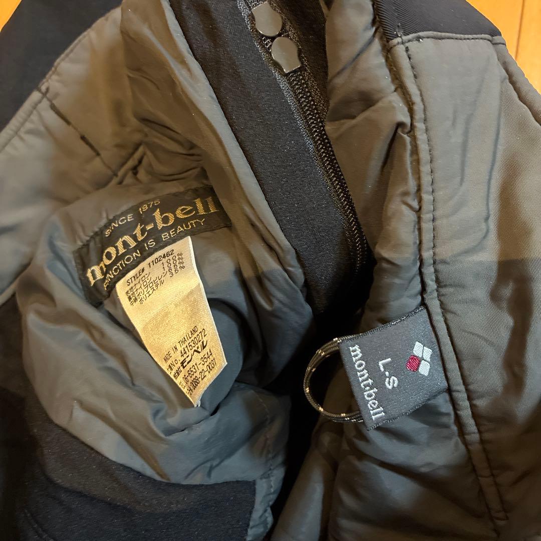 モンベル　ドライテックインシュレーテッドパンツ　レディース　L-s 黒