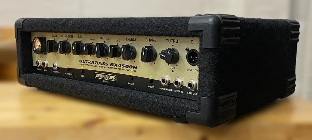 【最終値下げ：美品】Behringer BX4500H ベースアンプ 動作良好②