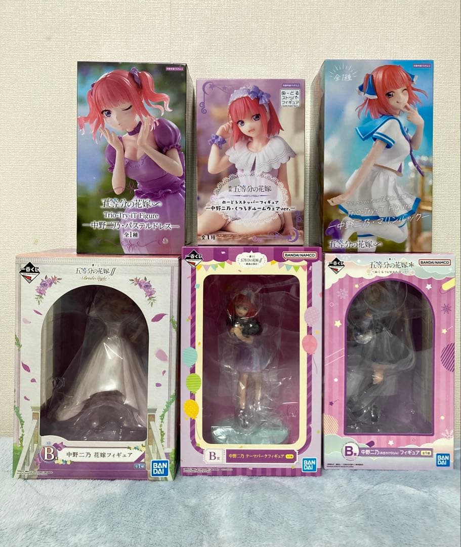 一番くじ　プライズ　五等分の花嫁　中野二乃　フィギュア　まとめ売り