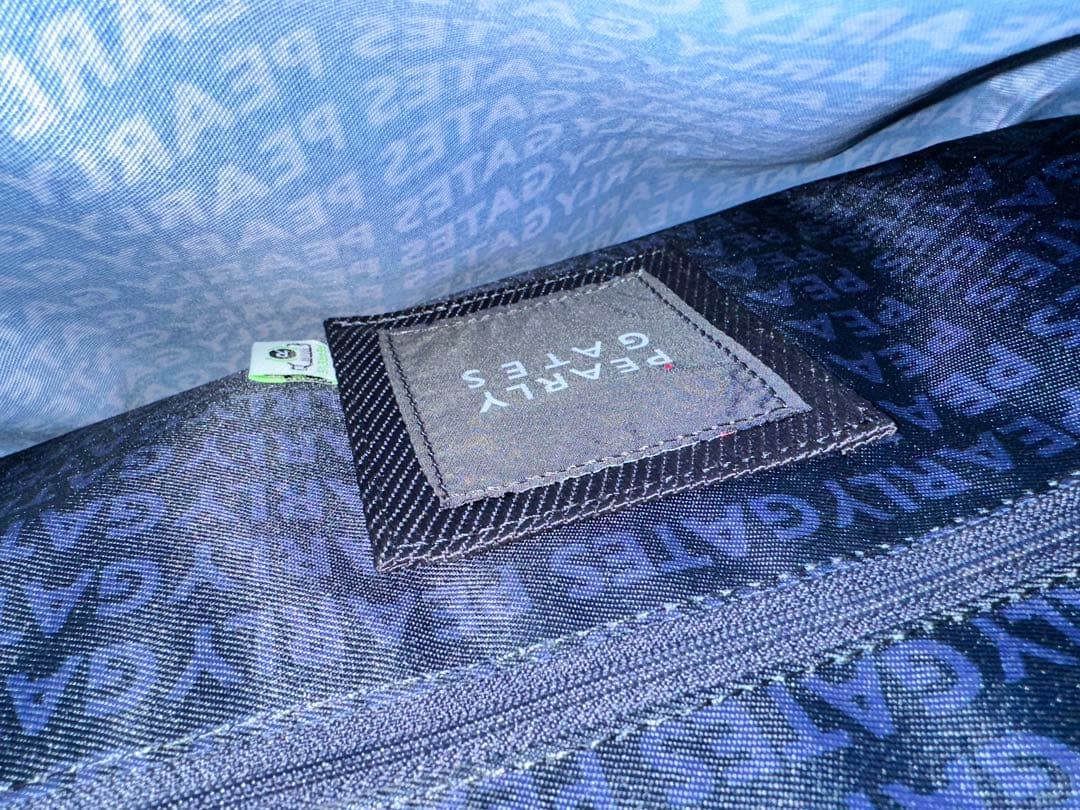 PEARLY GATES トートバッグ 大容量 黒/白