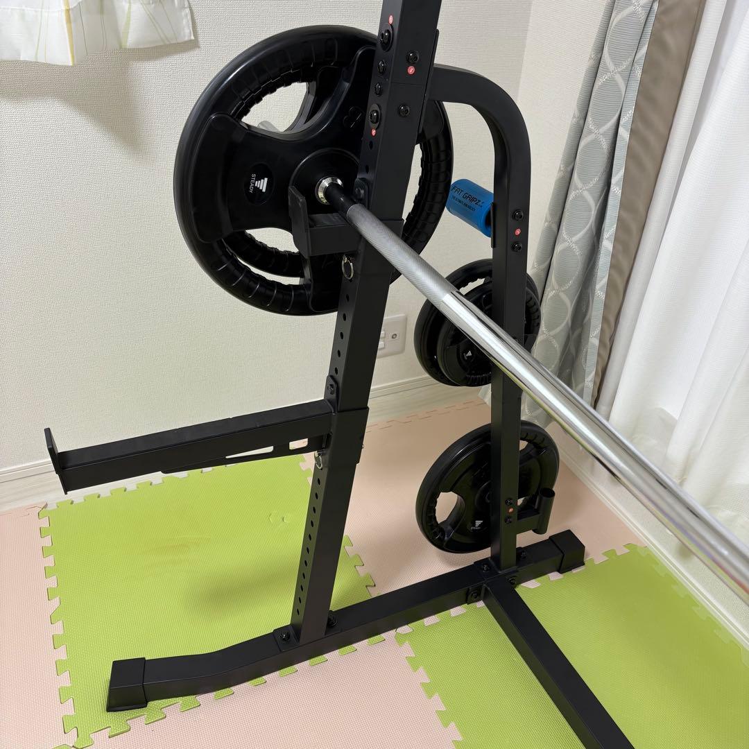 【引取限定】　バーベルラック ベンチプレスセット　ダンベル　筋トレ　トレーニング