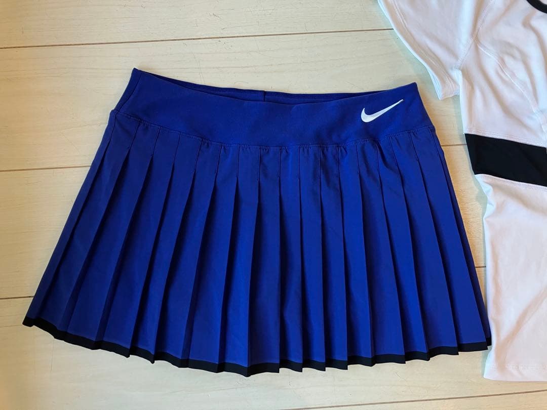 NIKEナイキ＊テニスウェアセット ホワイト＆ブルー