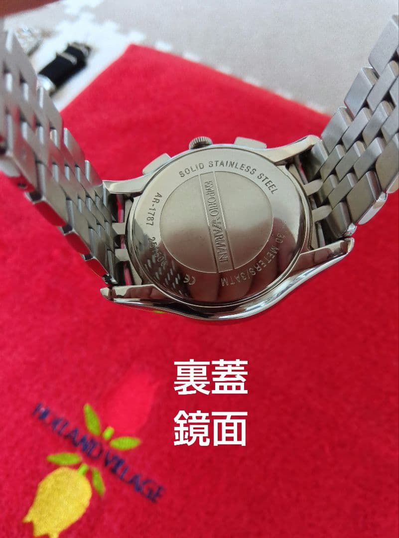 EMPORIO ARMANI AR-1787【極上美品時計】 【クロノグラフ】