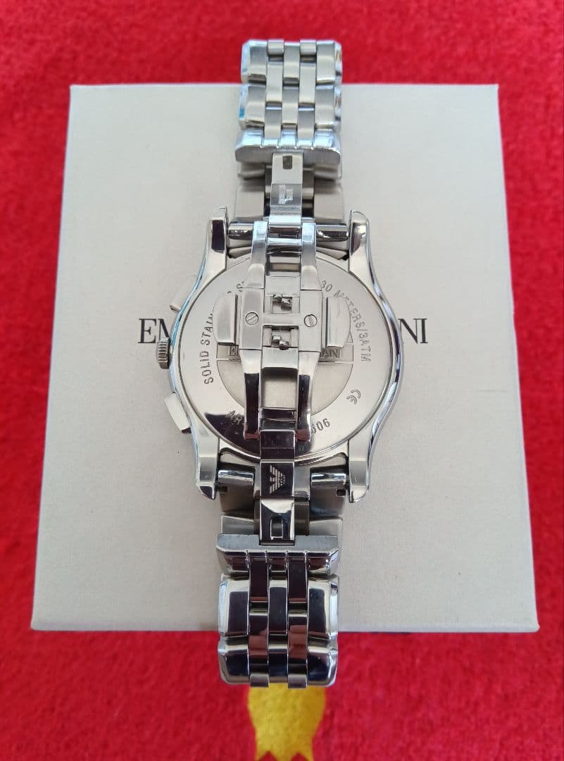 EMPORIO ARMANI AR-1787【極上美品時計】 【クロノグラフ】