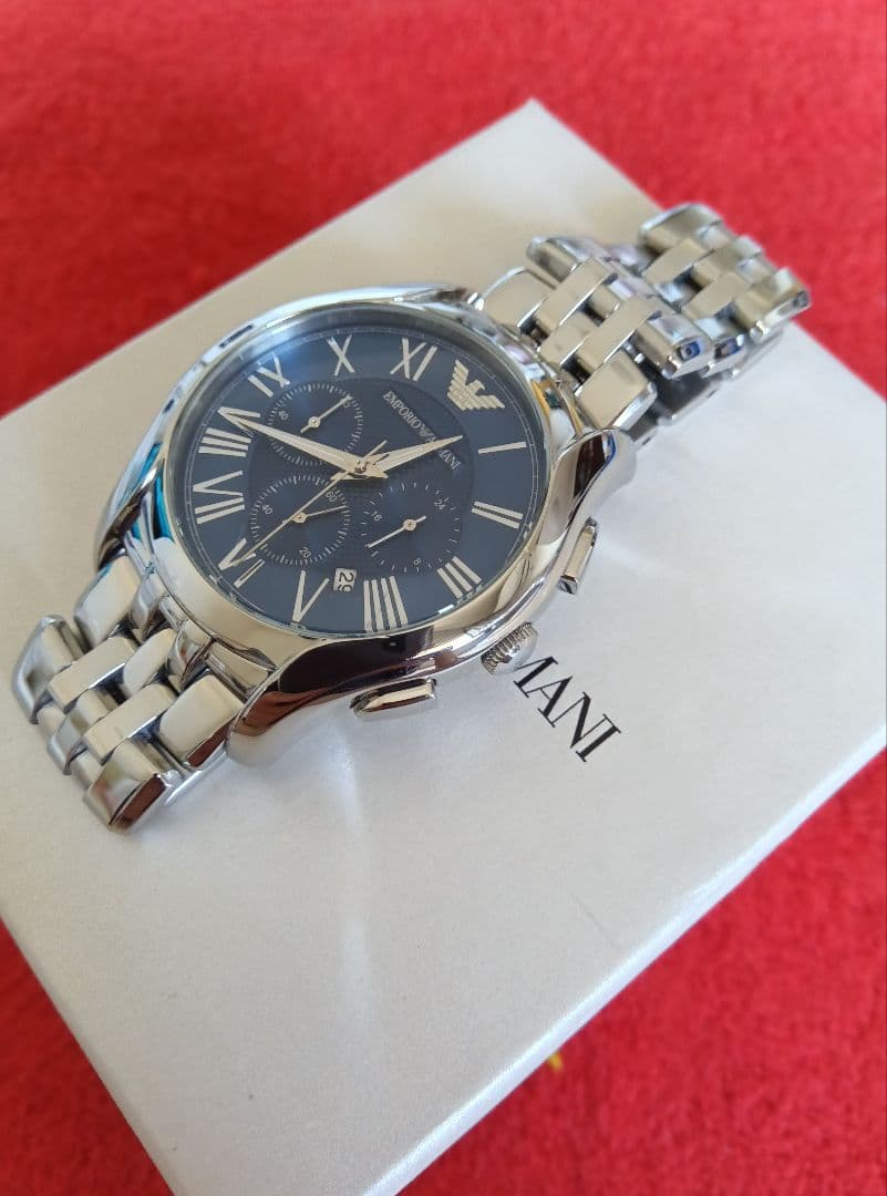 EMPORIO ARMANI AR-1787【極上美品時計】 【クロノグラフ】