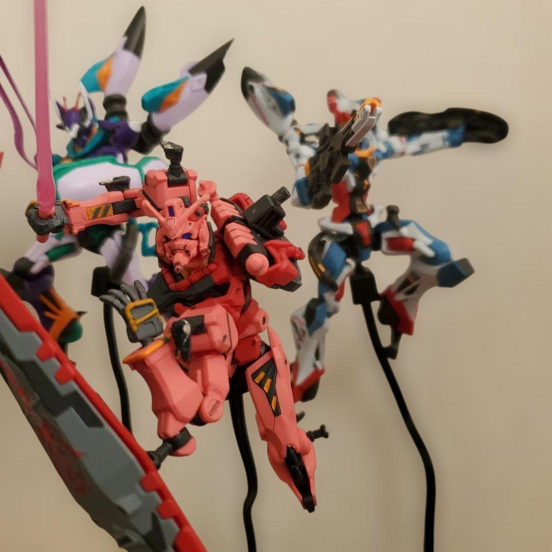 HG ガンプラ ジークアクス　ジフレド　赤いガンダム セット　プレミアムマット