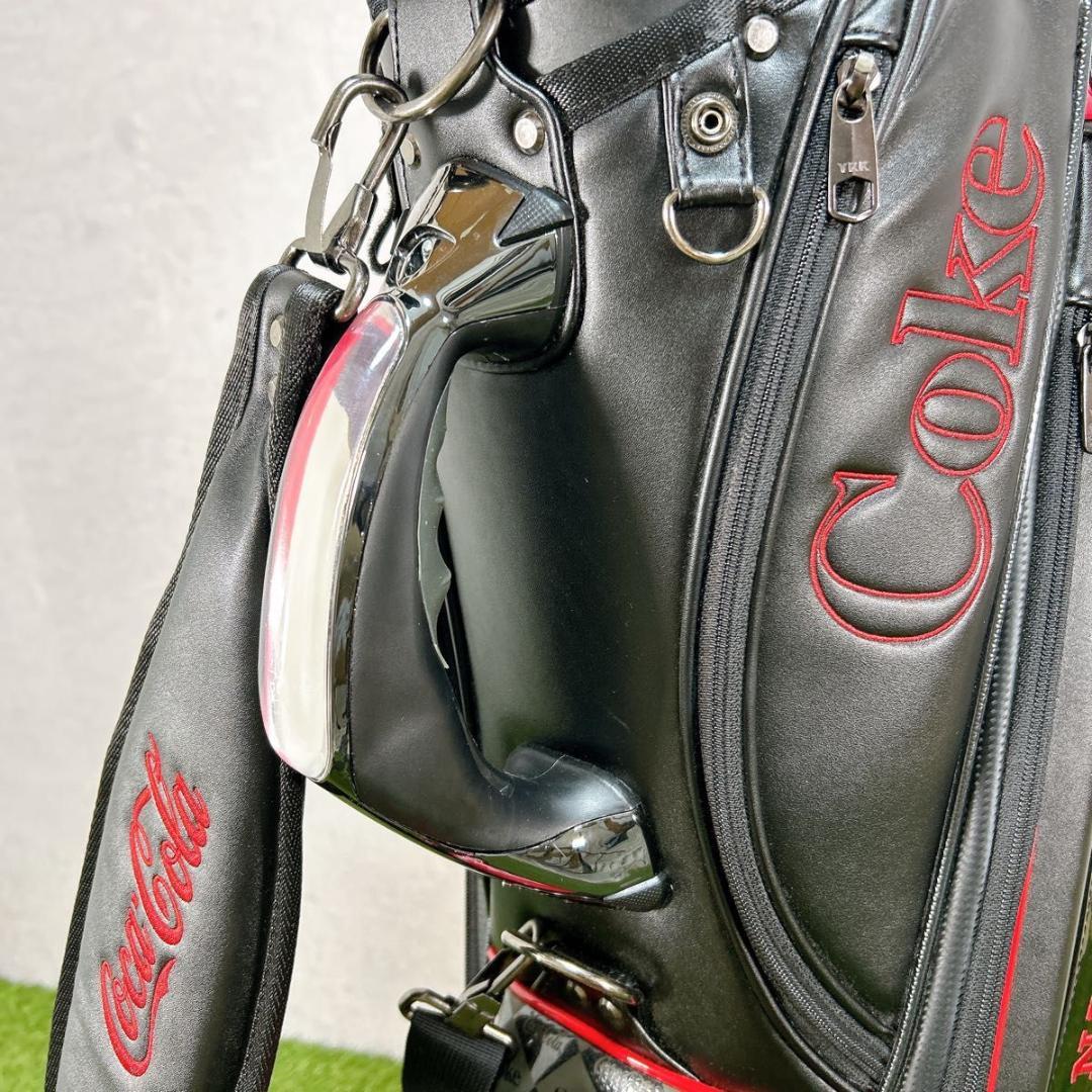 現行モデル コカコーラ キャディバッグ Coca Cola 黒　ブラック