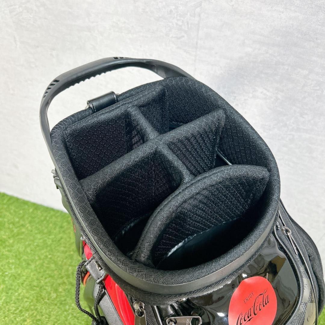 現行モデル コカコーラ キャディバッグ Coca Cola 黒　ブラック