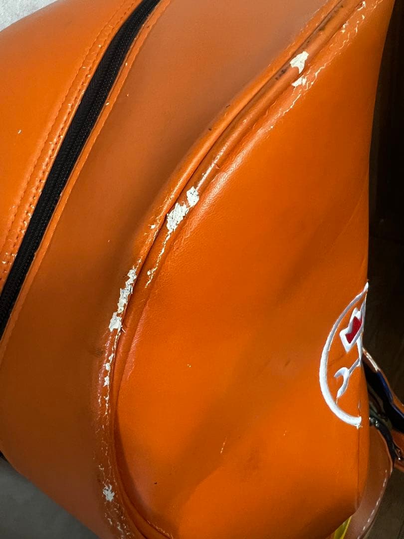 CASTELBAJAC ゴルフバッグ オレンジ