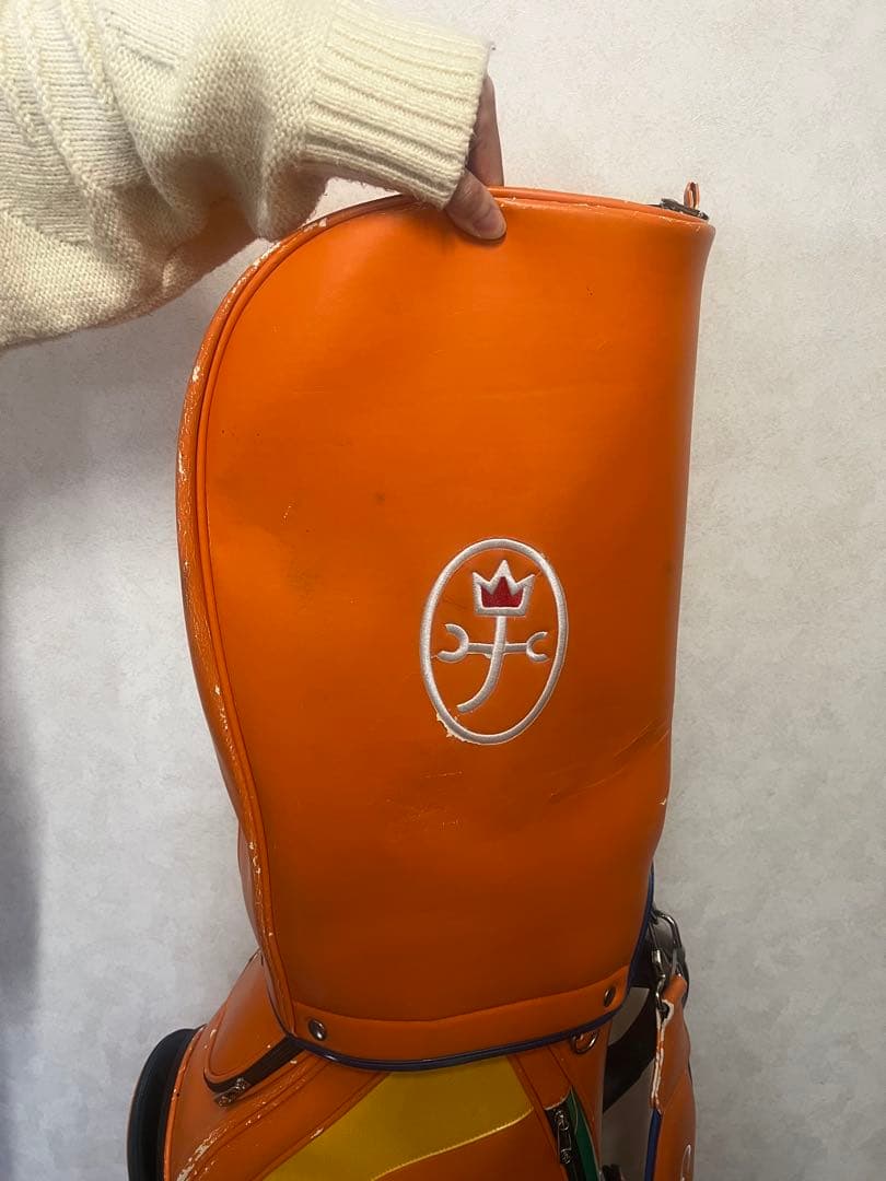 CASTELBAJAC ゴルフバッグ オレンジ