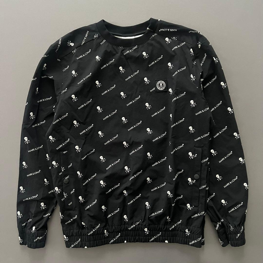 MARK&LONA マークアンドロナ　スニード　総柄　ナイロンジャケット M 黒