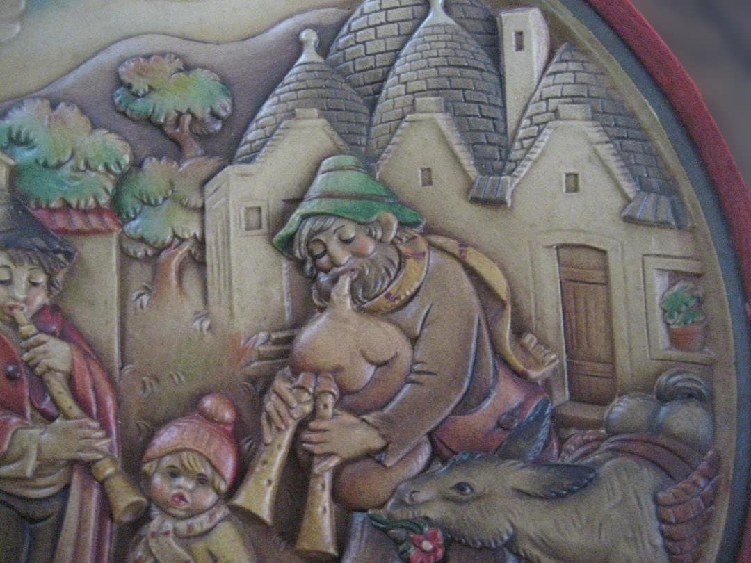 イマダケ! ANRI アンリ 1972 製 クリスマス飾り壁掛けシリアル5044