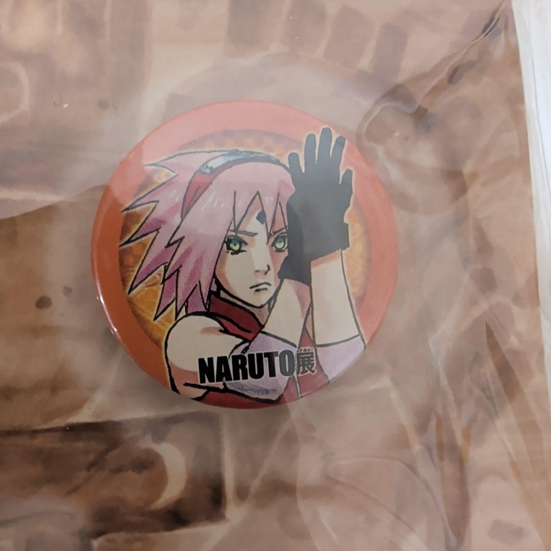 未開封 NARUTO ナルト 缶バッジ NARUTO展 サスケ サクラ カカシ