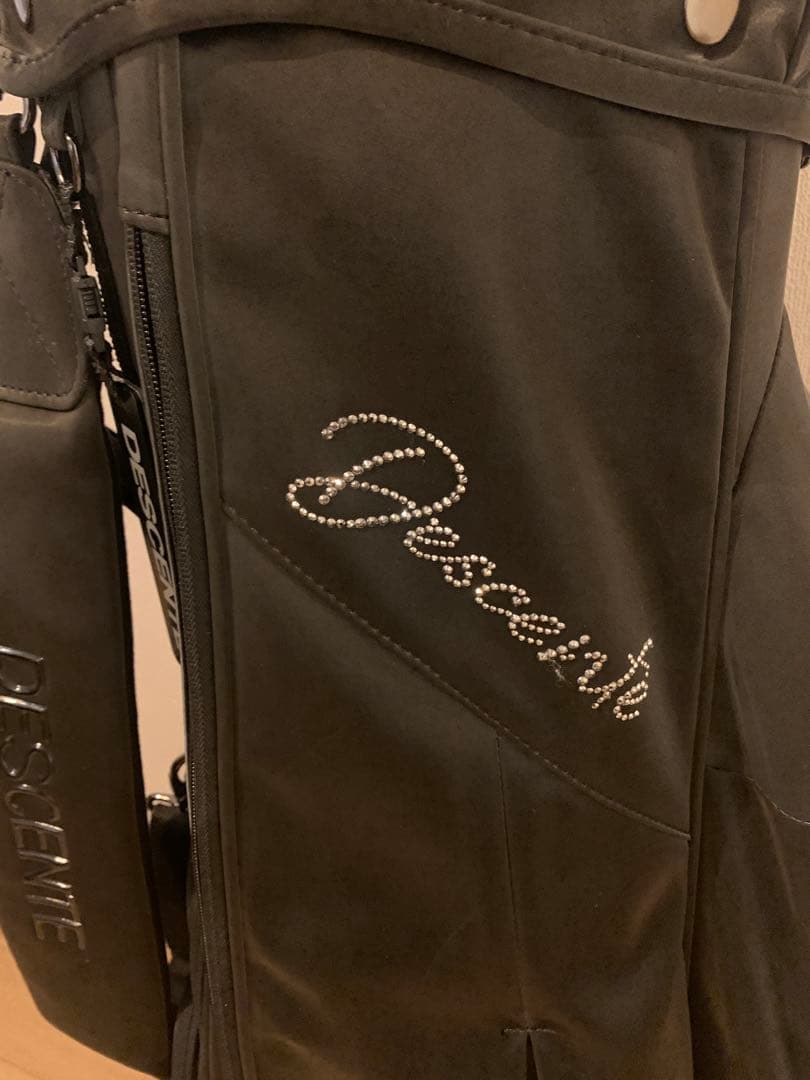 クリスタルコレクションキャディバッグDescente ブラック