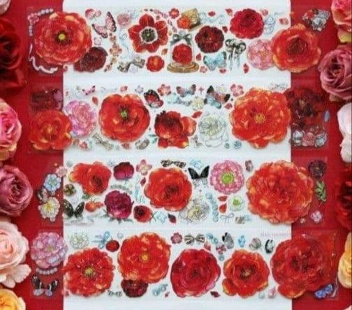 【お得なマステセット】6巻　海外マステ　まとめ売り　装飾マステ