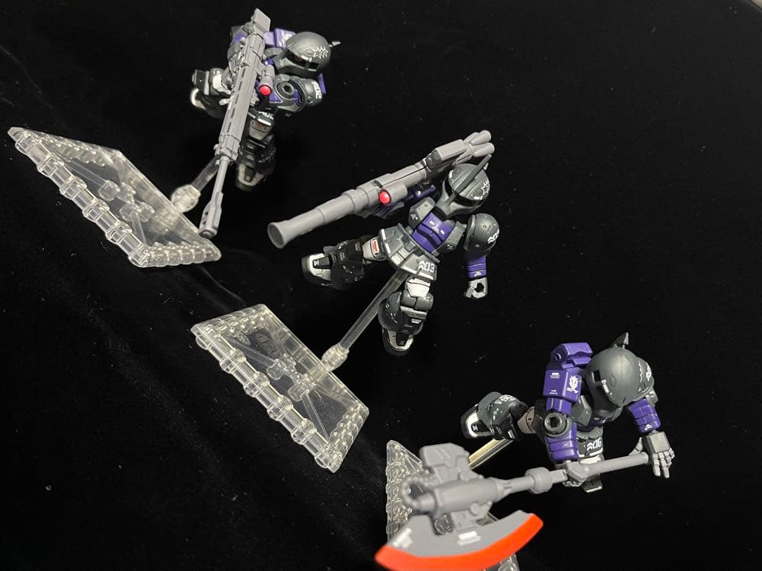 も*ん様 モビルスーツアンサンブル　ザクI 三体セット