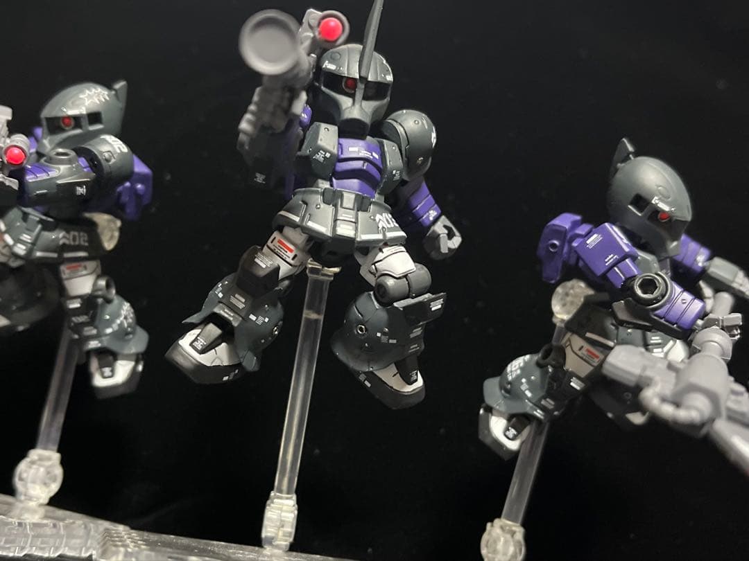 も*ん様 モビルスーツアンサンブル　ザクI 三体セット