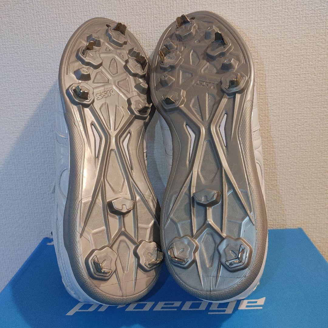 SSK　プロエッジ　29.0センチ　金具　スパイク　ホワイト　野球