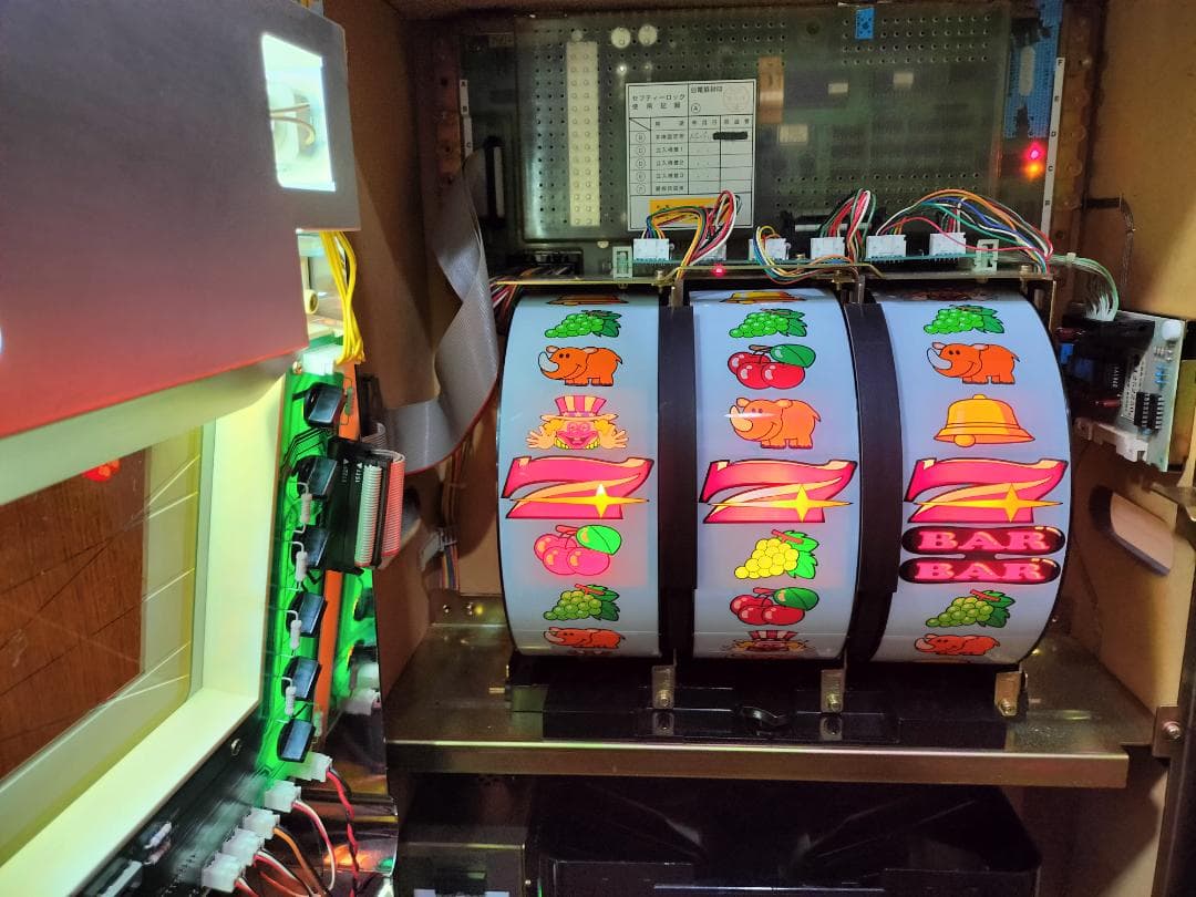 【パチスロ実機】北電子★ハイパージャグラーV【不要機付】４号機・レア・人気