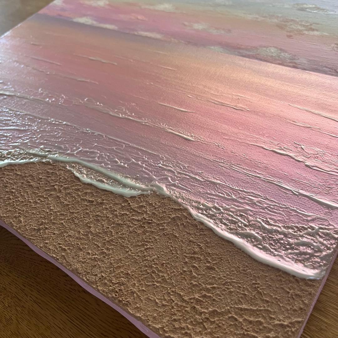 【kih様　リクエスト作品】海の風景 テクスチャーアート 海の絵 海 海アート