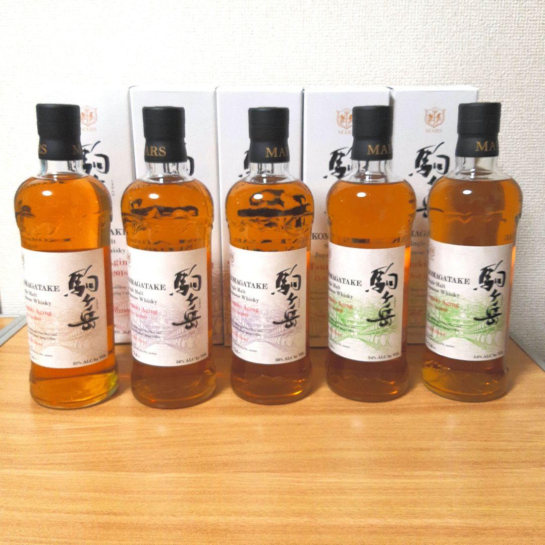 駒ヶ岳津貫エイジング限定2018、2019、2020年