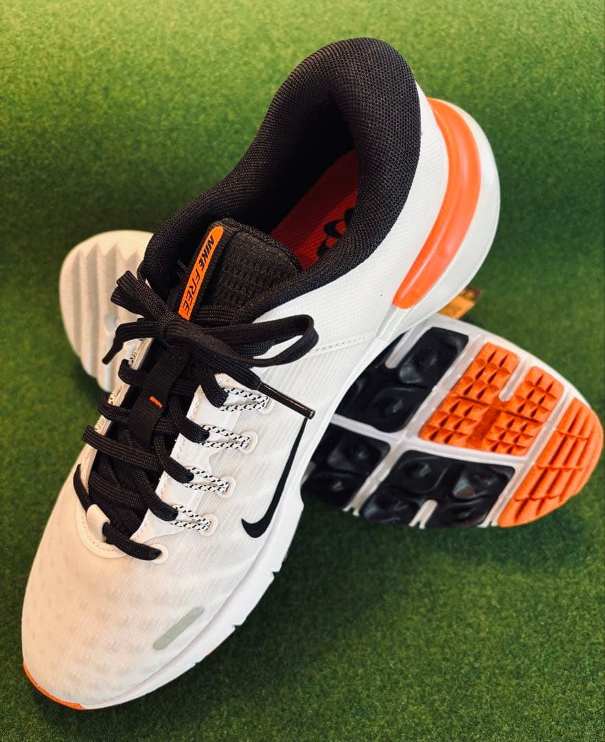 Nike Free ゴルフシューズ ホワイト/オレンジ26cm 新品未使用品