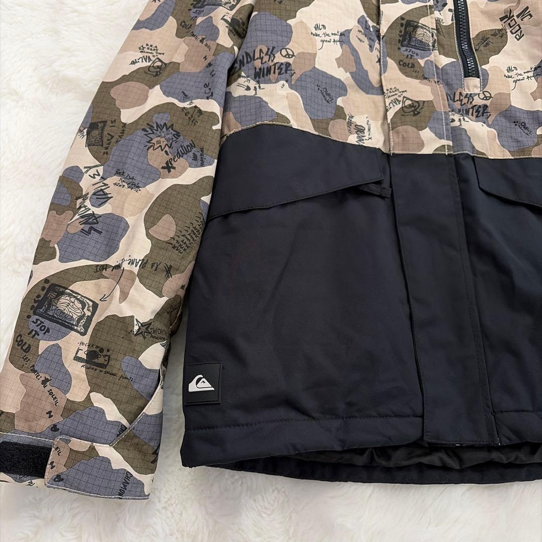 美品　QUIKSILVER スノーボードウェアセット　スノーウェア　160