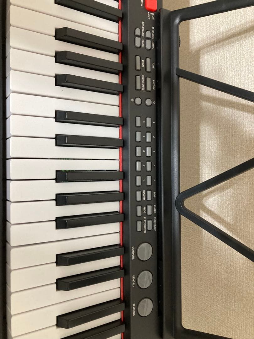 大値下げ　RIZKIZ 61鍵　電子キーボード　譜面スタンド、キーボードスタンド