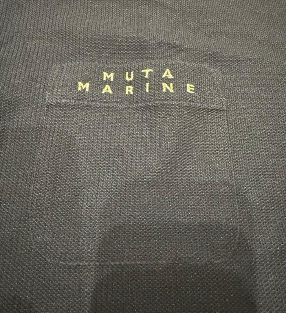 MUTA MARINE サイズ7 黒 ポロシャツ