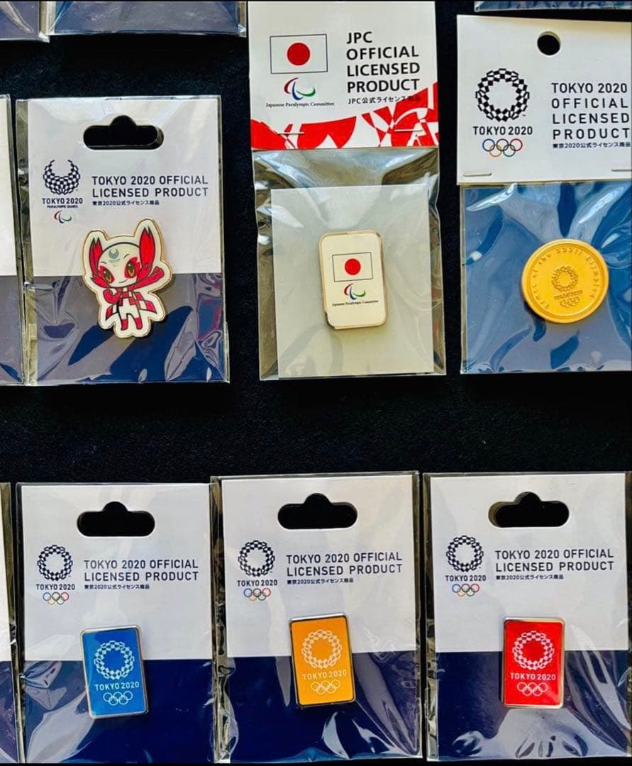 新品未開封品 東京2020公式ライセンスグッズ オリンピックピンバッチ各種22個