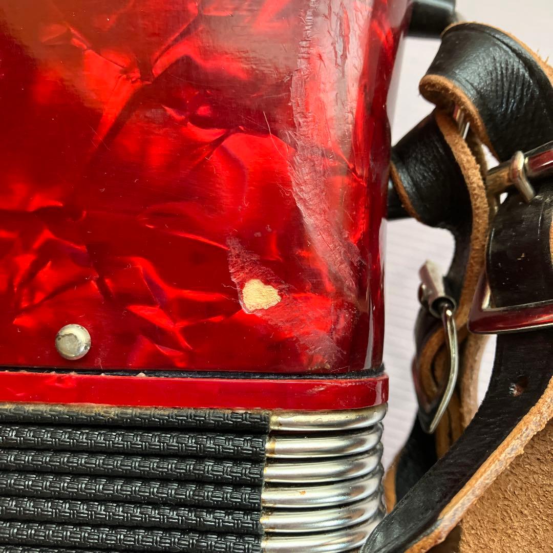 YAMAHA アコーディオン　8905 ケース、取扱説明書付き