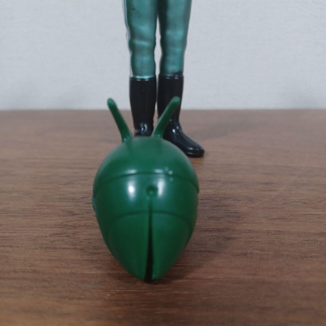 当時もの　ポピー製「仮面ライダー　スカイライダー」面取れソフビフィギュア