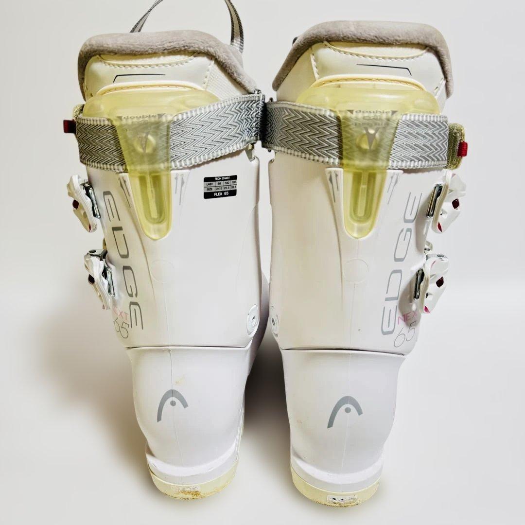 24-24.5cm HEAD Next Edge 65 Wスキーブーツ白色