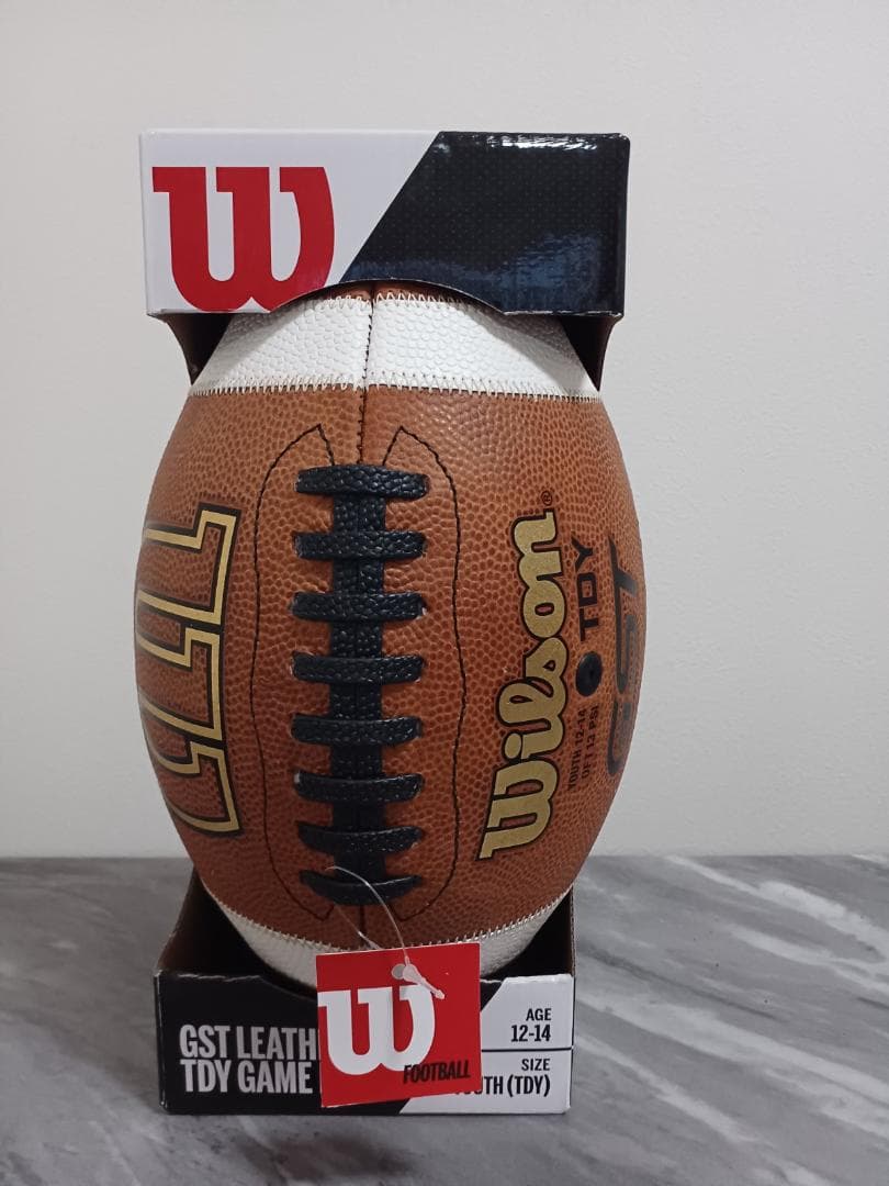 【新品】ウィルソンWilson フットボール GSTレザー（ユースサイズ）