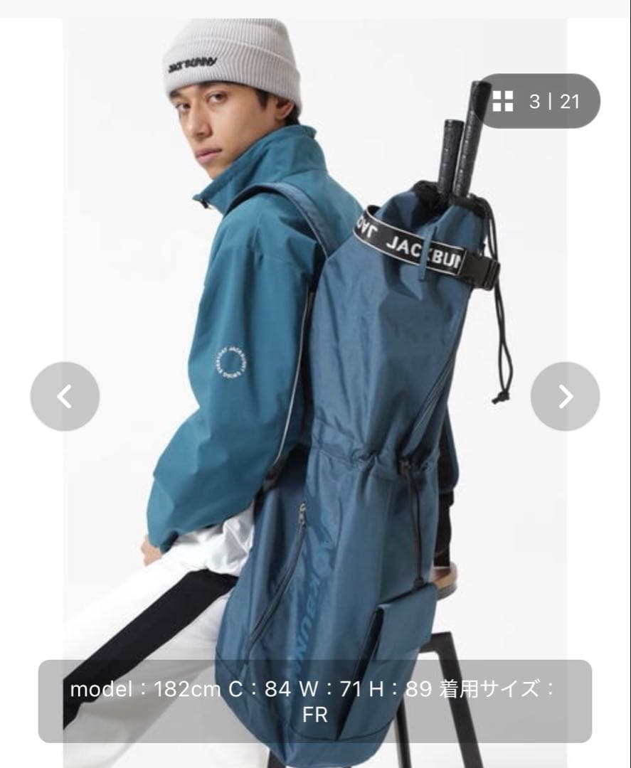 JACK BUNNY ゴルフバッグ バックパック　リュック　クラブ　ケース　新品