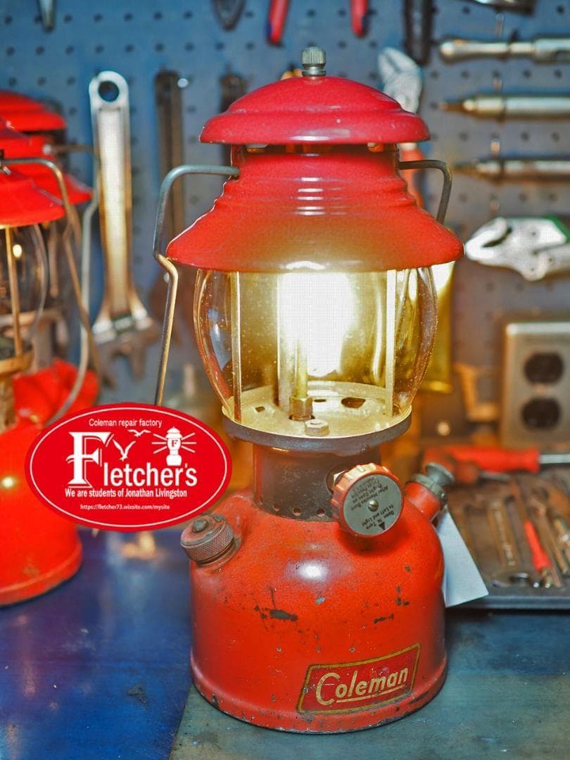 希少なブラックバンド！1953年2月 コールマン 200A ランタン　u04