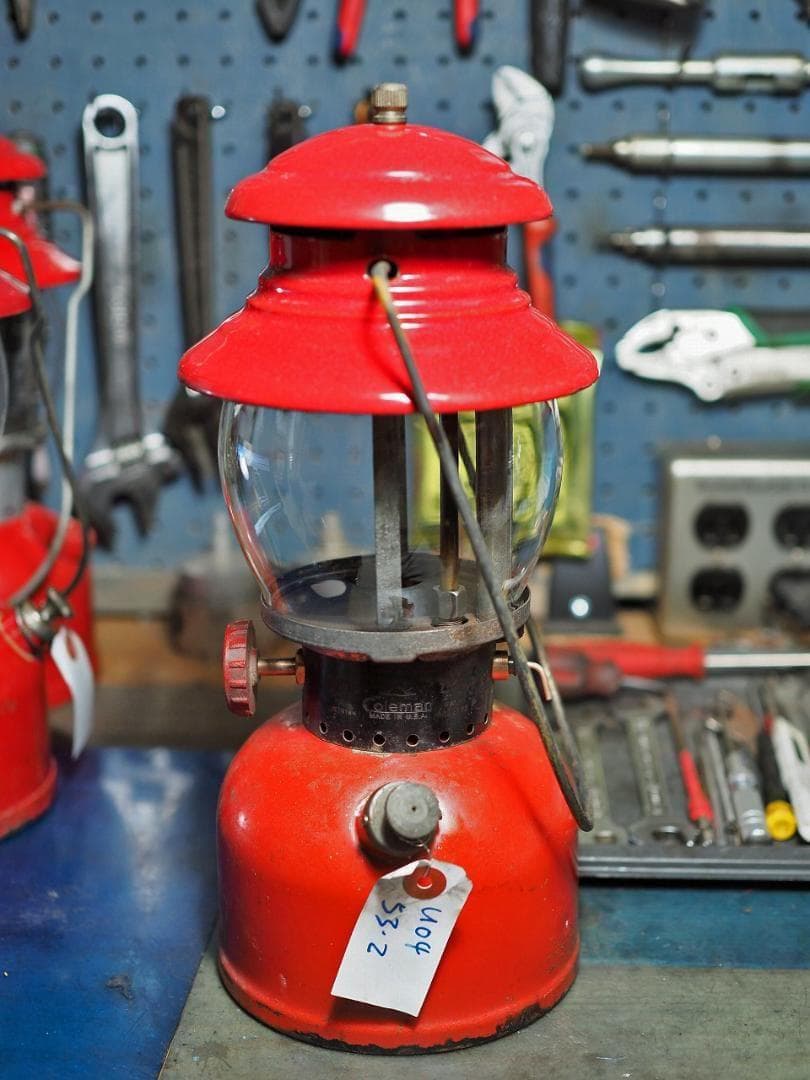 希少なブラックバンド！1953年2月 コールマン 200A ランタン　u04
