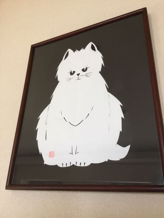 “江戸紙切り絵”‼️猫の絵